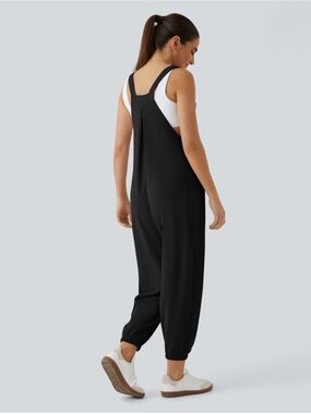Halara Waffle Jogger Overalls